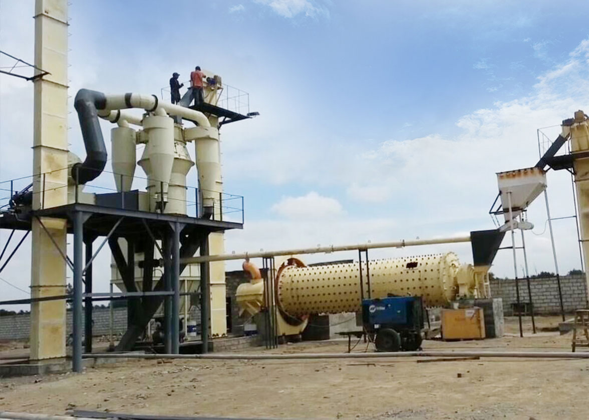 Cement ball mill plant
