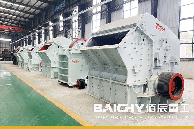 PF1007 construction waste impact crusher installed in Russia