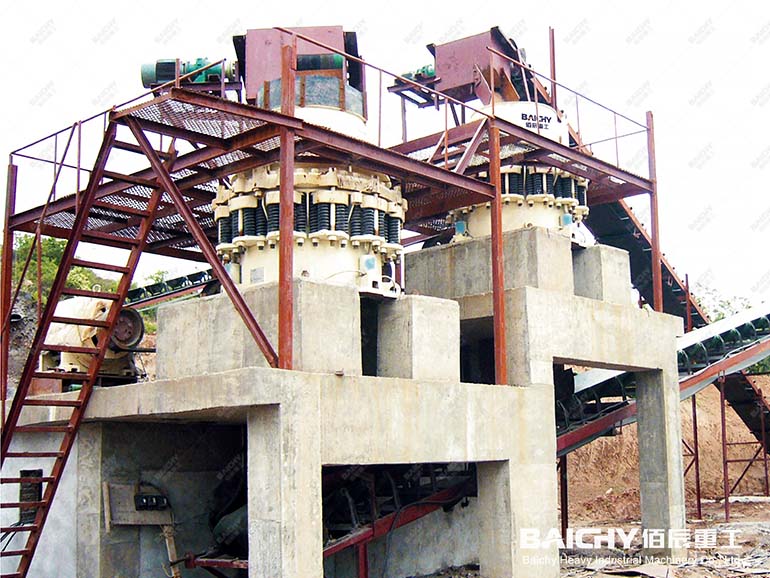 30-40tph Hard Stone Crushing Plant With Spring Cone Crusher In Peru