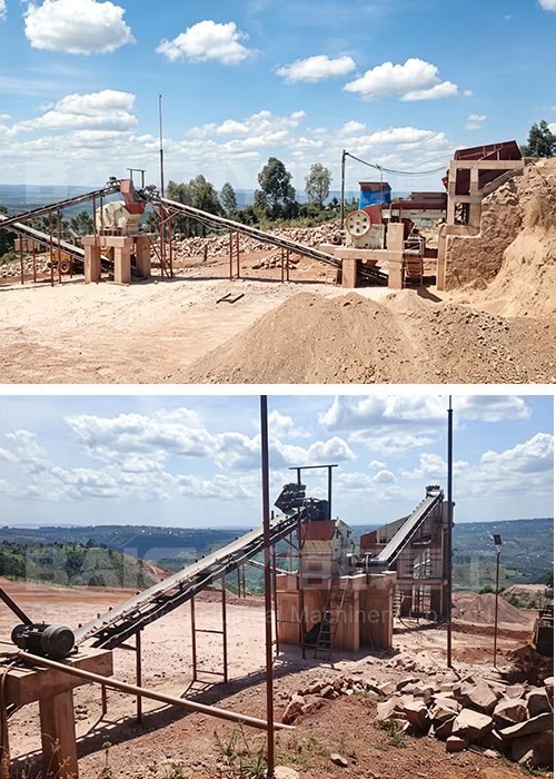 Rwanda 100-150tph Crushing Production Line 