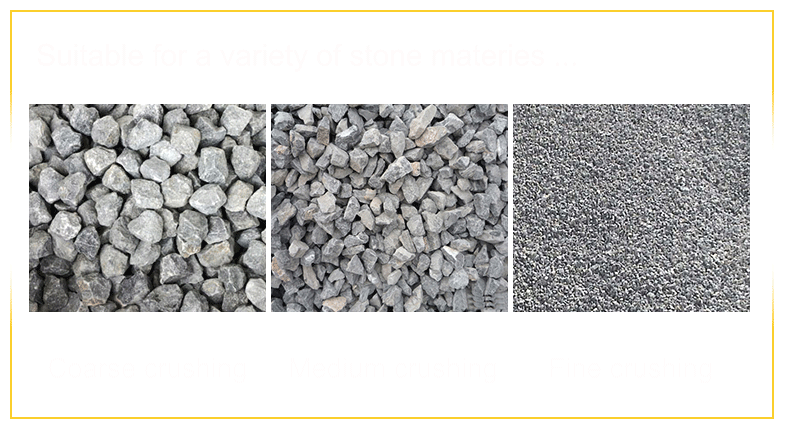 Display of Finished Limestone Processed by a Two-Stage Crusher
