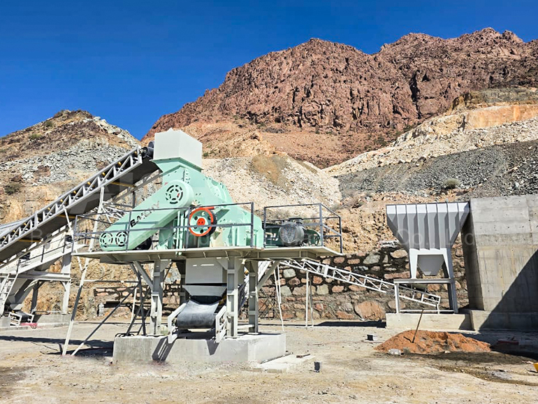 2PC1000X1200 2-stage Hammer Crusher: A Single Unit Replacing Two-stage Crushing