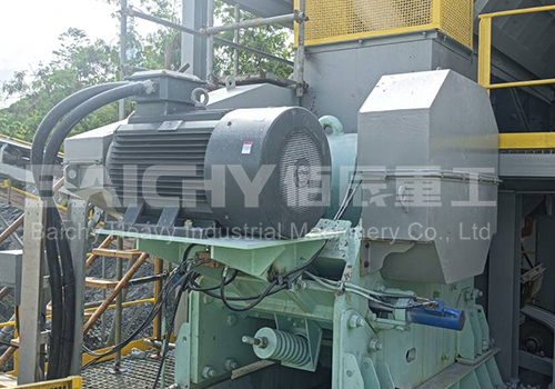 C90 European jaw crusher primary crushing station installed at Luzon quarry Philippines