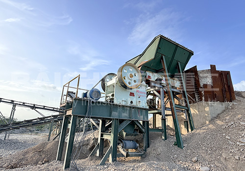 PE500&times;750 jaw crusher and VSI8518 sand making machine &mdash; 80-100TPH sand production line in Dominican Republic