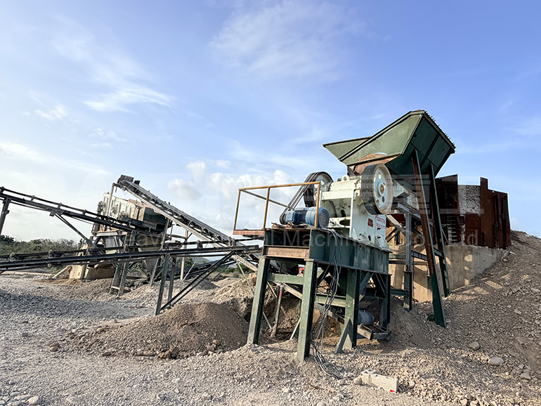 80-100TPH Crushing And Sand-Making Production Line in Dominican Republic