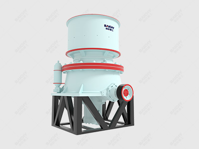 Single cylinder hydraulic cone crusher