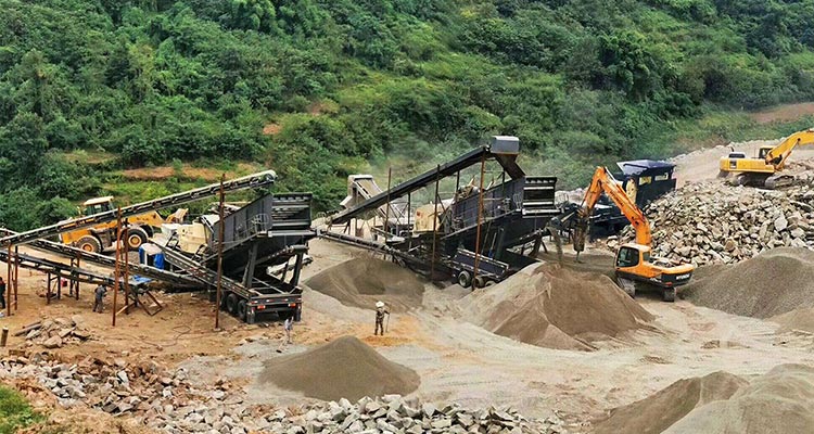 Mobile Stone crushing Production Line