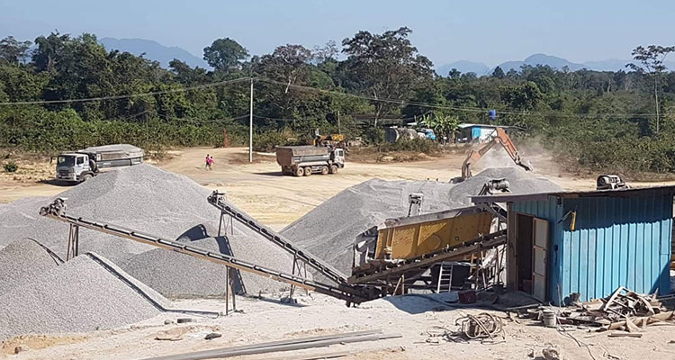 300t/h Aggregate crushing production line Flow chart