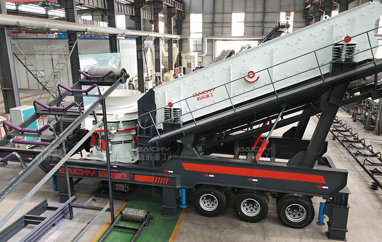 230-260t/h mobile crushing plant