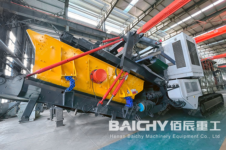 Baichy-introduced-a-new-electric-YMC-heavy-track-jaw-crusher