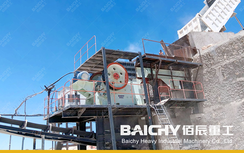 100-ton/hour aggregate crushing production line