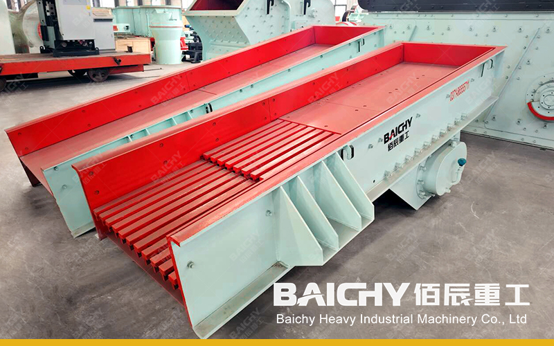  Feeding Stage: ZSW9638 Vibrating Feeder