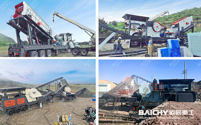Mobile Crushing Plant on Site