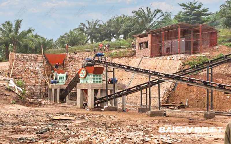 40 t/h crushing and screening production line