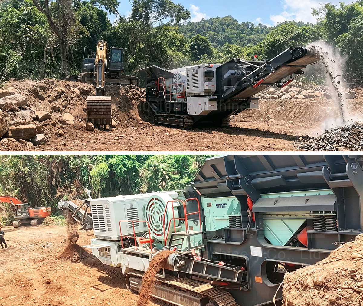 YMC120 Crawler Jaw Crusher
