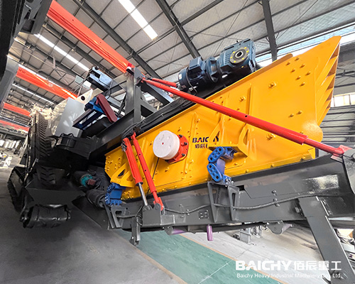 Integrated impact crushing and screening plant for coal gangue processing, with a capacity of 200 tons per hour