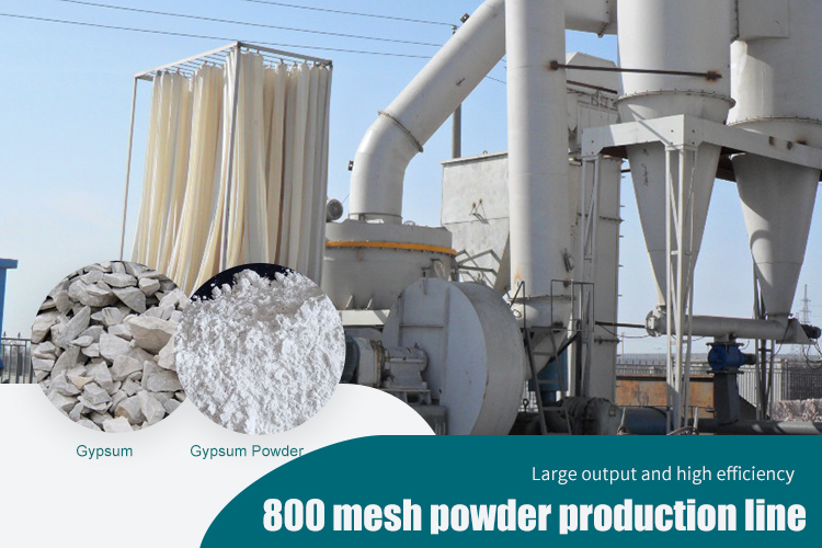 Dolomite grinding mill machine - 800 mesh powder production line