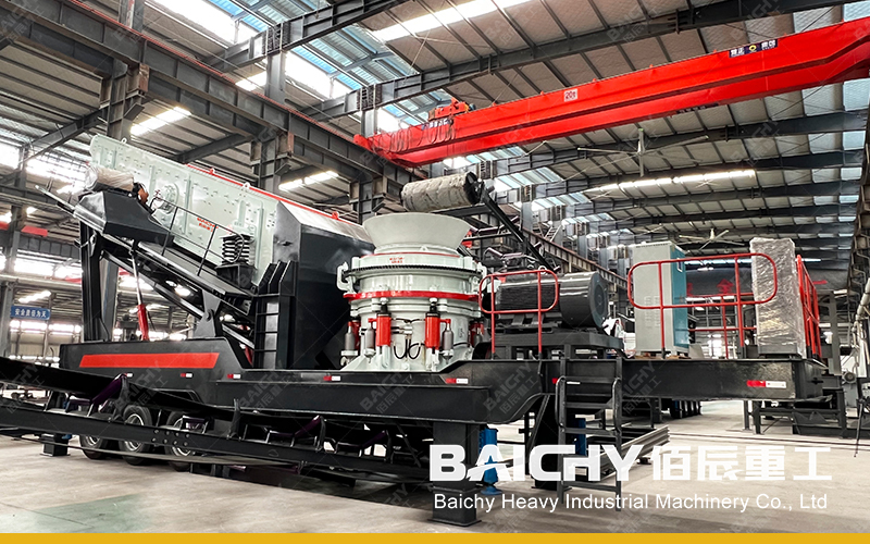 100-150tph Mobile Cone Crusher - CS160 Cone Crusher & 3Y