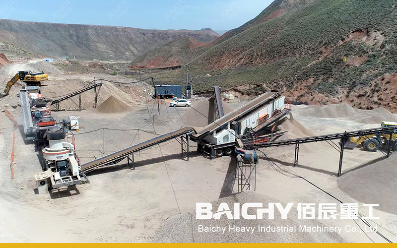 Multi Combination Crusher, Hard Stone Mobile Crushing Plant