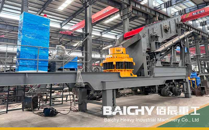 PYB900 cone crusher and the 3YK1860 vibrating screen - mobil