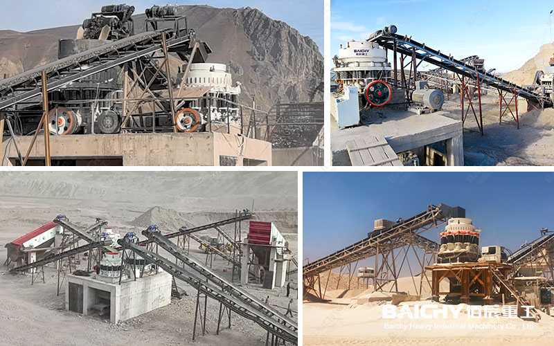 Symons cone crusher accessories are suitable for granite ore crushing scenarios