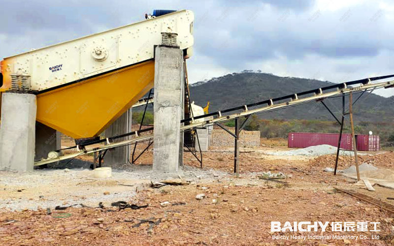 200tph Sand and Gravel Aggregate Crushing Line in Tanzania 0