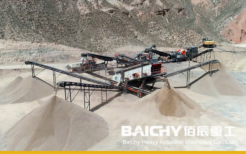 mobile crushing plant