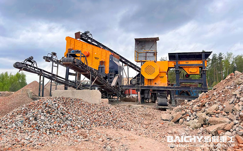 Concrete crushers, construction waste crushers, concrete rec