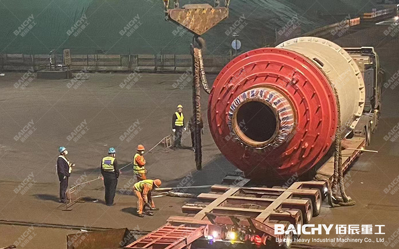 Ball mill customer site