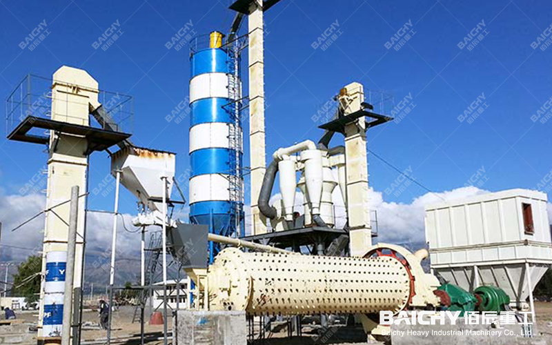 Large ball mill customer site