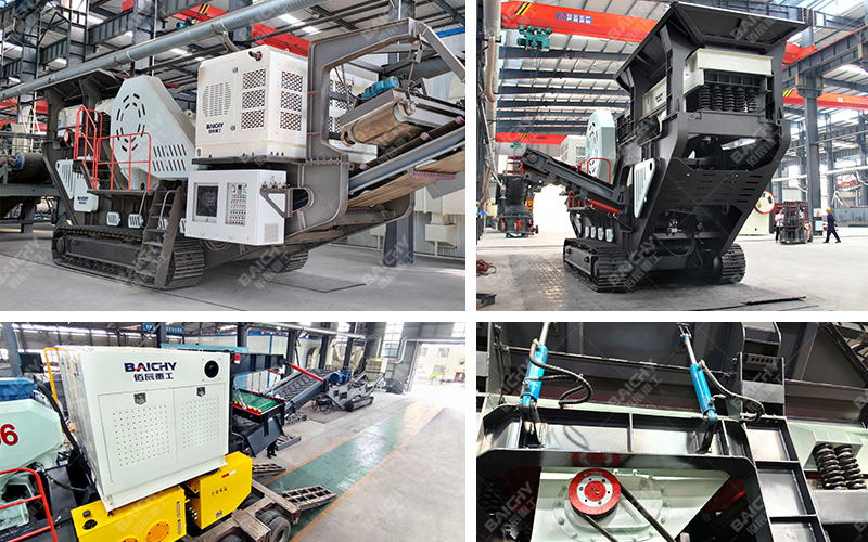 Detailed Images of Crawler Mobile Jaw Crusher