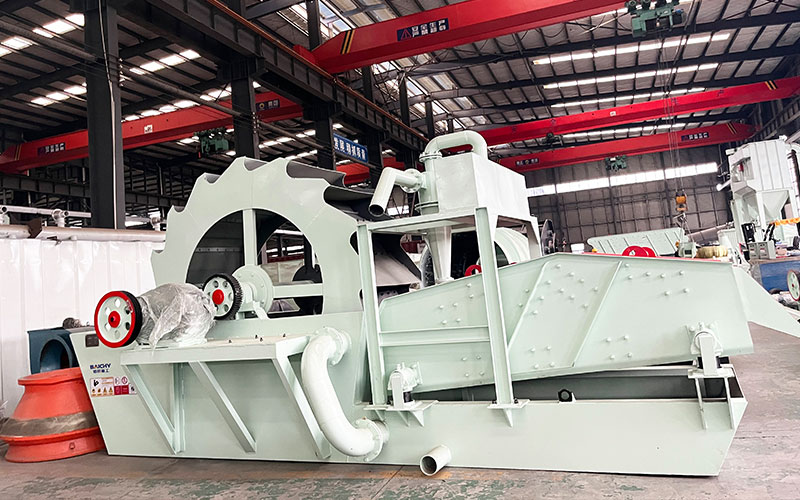 Sand Washing With Dewatering Machine
