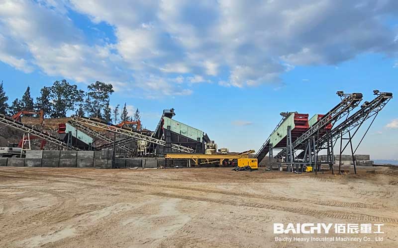 Stationary crushing production lines