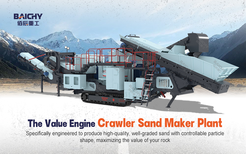 Tracked Sand Maker Plant