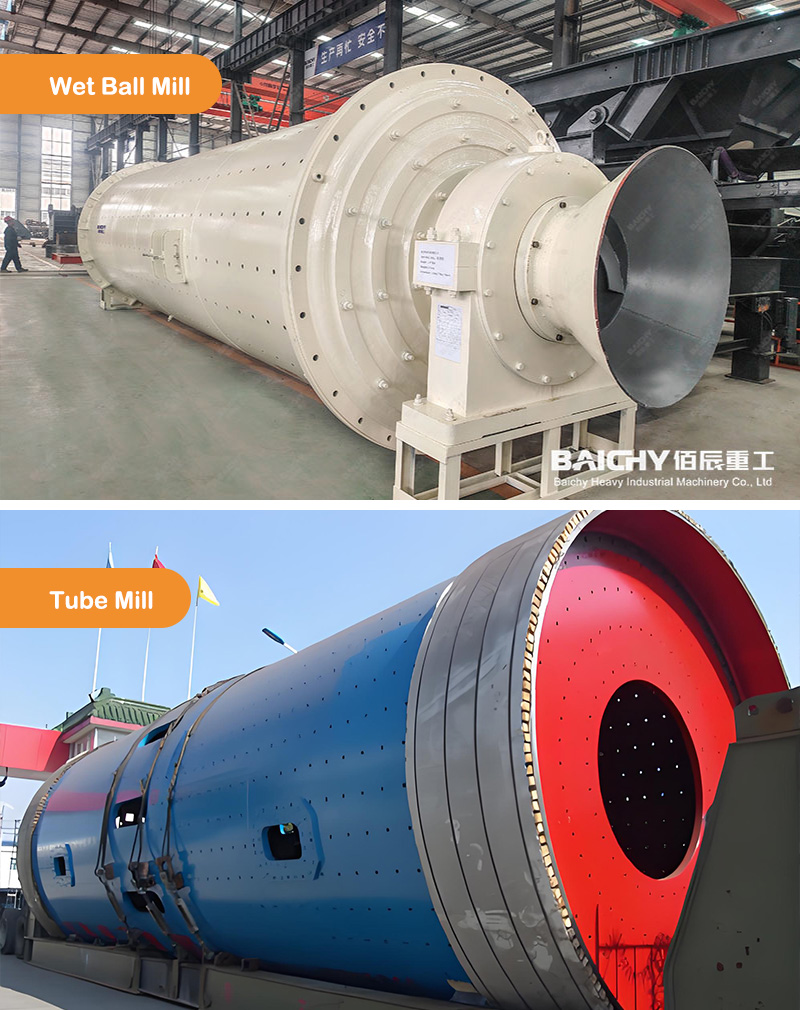 Wet Ball Mill and Tube Mill