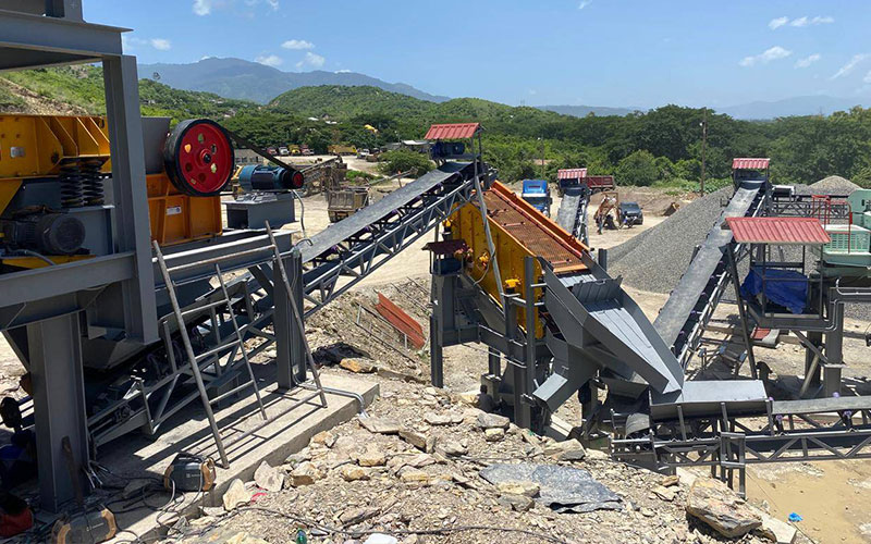 Customer Site: Three-Stage Crushing Production Line