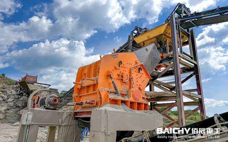Impact Crusher Operation Site