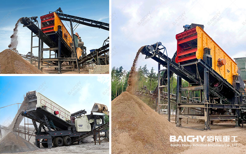 Vibrating Screen Screening Site