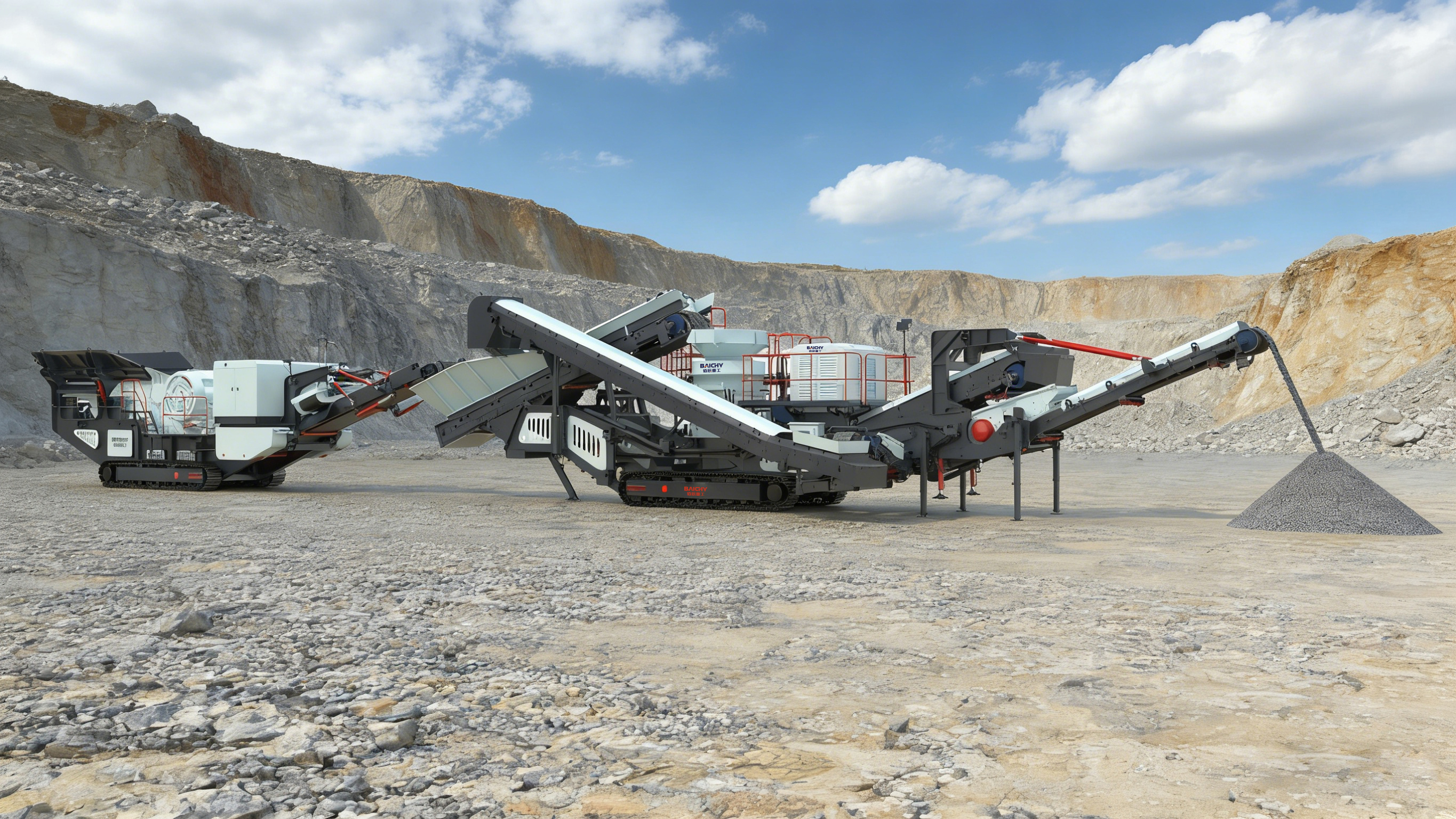 Crawler Limestone Crushing Plant