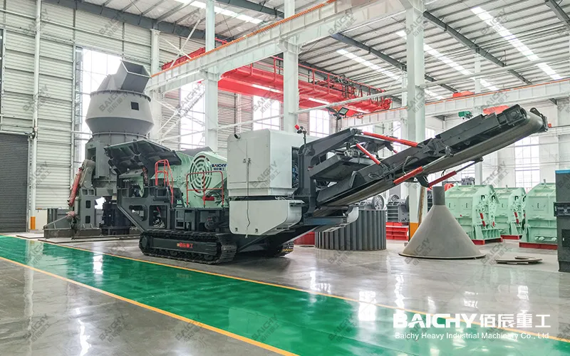 100–150 t/h River Pebble Mobile Crushing Line: Recommended 