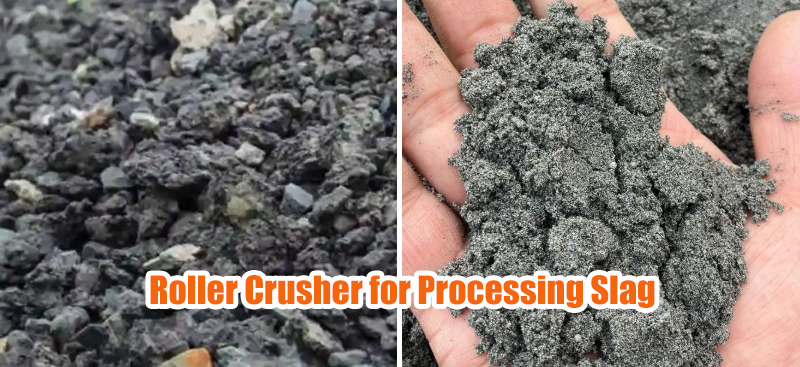 Roller Crusher for Processing Slag