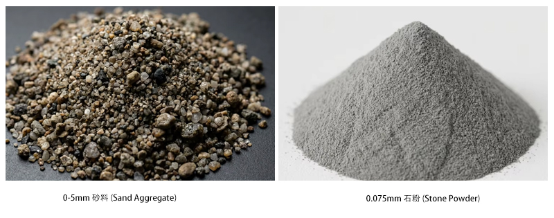 The Effects of Sand and Gravel Aggregates with Different Particle Sizes