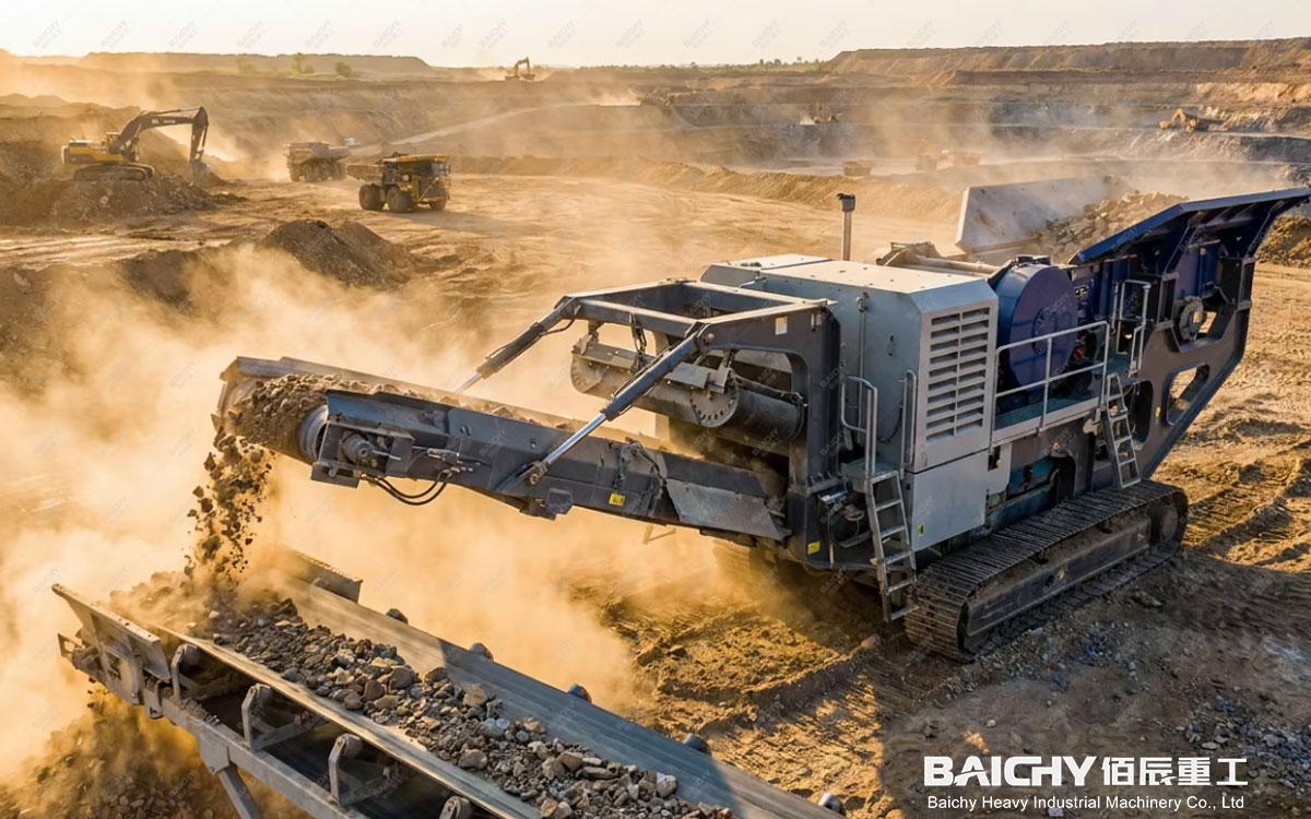 Looking for a Mobile Jaw Crusher with 300-520 TPH Capacity? Here is the Baichy YMC 120 Solution