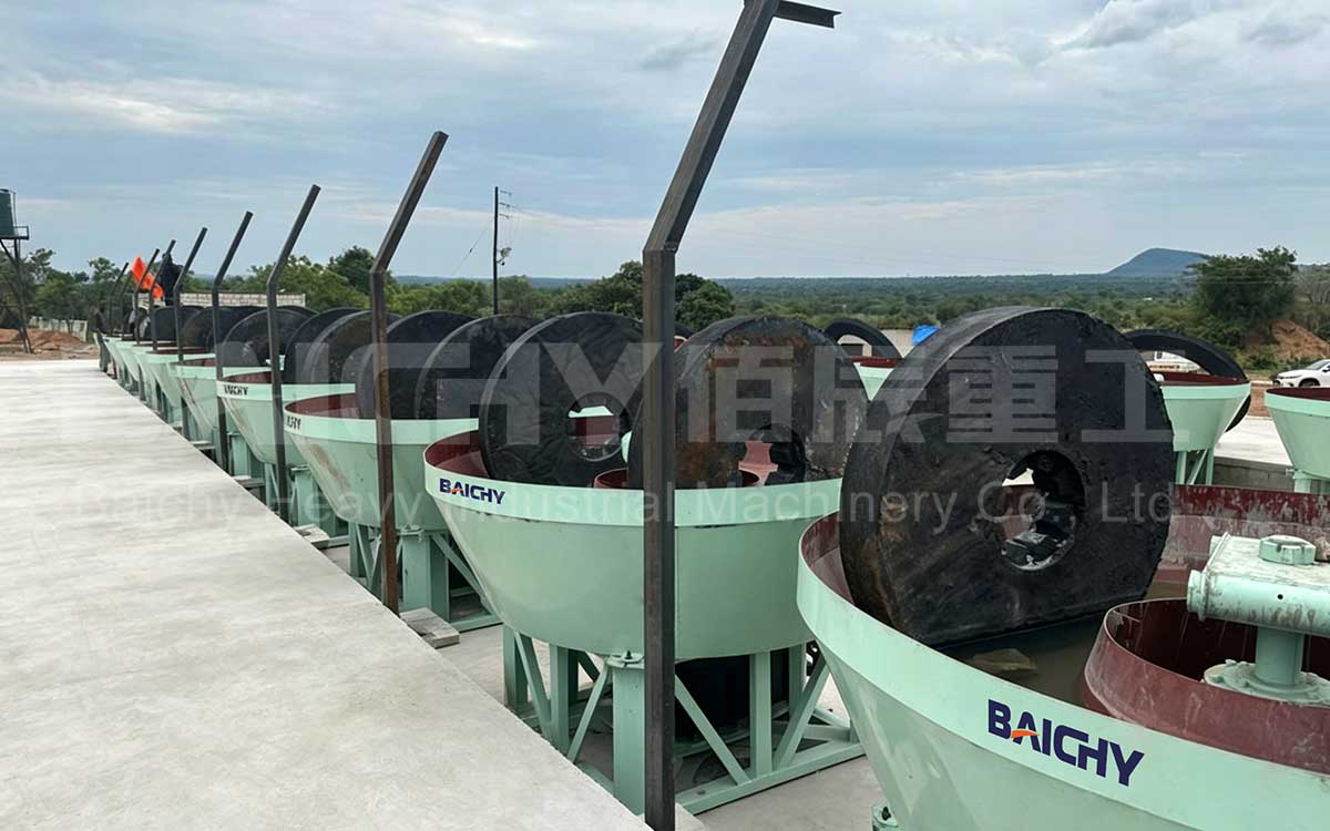 1100 Wet Pan Mill in Sudan