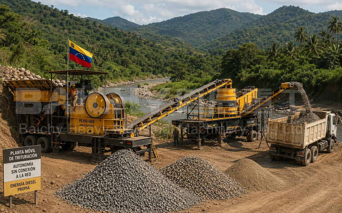 Portable River Stone Crushing & Screening Plant: 15–35 TPH Diesel-Powered Solution for Hard Abrasive Pebbles
