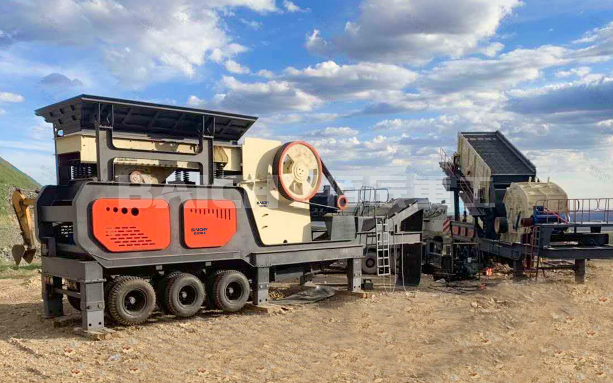 Mobile Limestone Crushing Plant 150-200 TPH