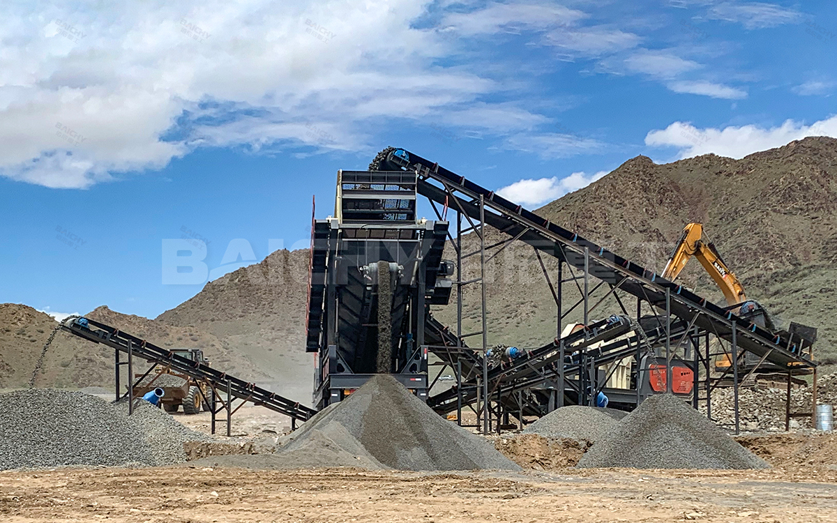 Mobile Limestone Crushing Plant 150-200 TPH