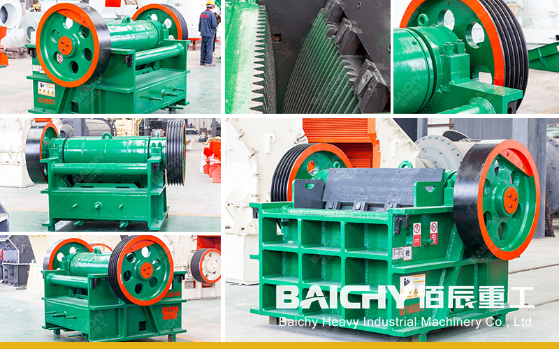 Detailed images of the fine jaw crusher