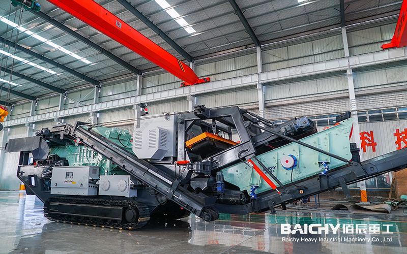 YMCI13 tracked impact crushing station