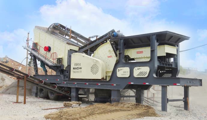 Mobile Concrete Crushing Plant Customer site